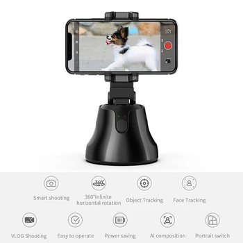 

Portable Selfie Tracking Holder 360 Degree Object Tracking Holder Auto Face & Object Tracking Smart Shooting Camera Phone Mount