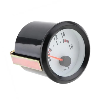 

12V DC Voltmeter Voltage Gauge Replacement Accessory Parts Shell Mechanical Thread 1pc Car