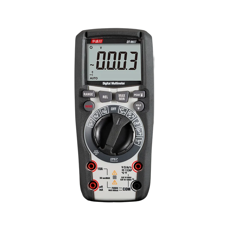 Цифровой мультиметр амперметр измеритель DT-965 True RMS противогорная подсветка