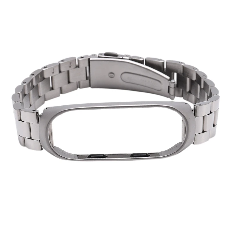 

FFYY-Watch Strap Metal Ultra-Thin Comfortable Strap for Millet Mi Band3/4 Stainless Steel Luxury Wristband Metal Ultra-Thin New