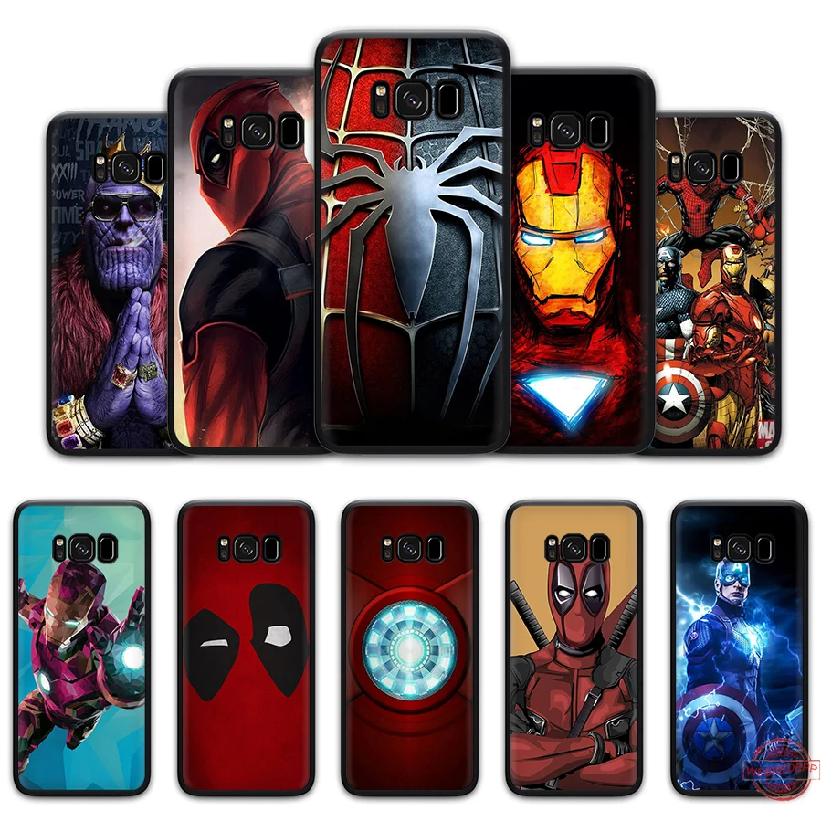 

Marvel Avengers captain ironman thanos Soft Case for Samsung A3 A5 A6 A7 A8 A9 J6 S6 S7 Edge S8 S9 S10 Note 8 9 10 Plus Cases