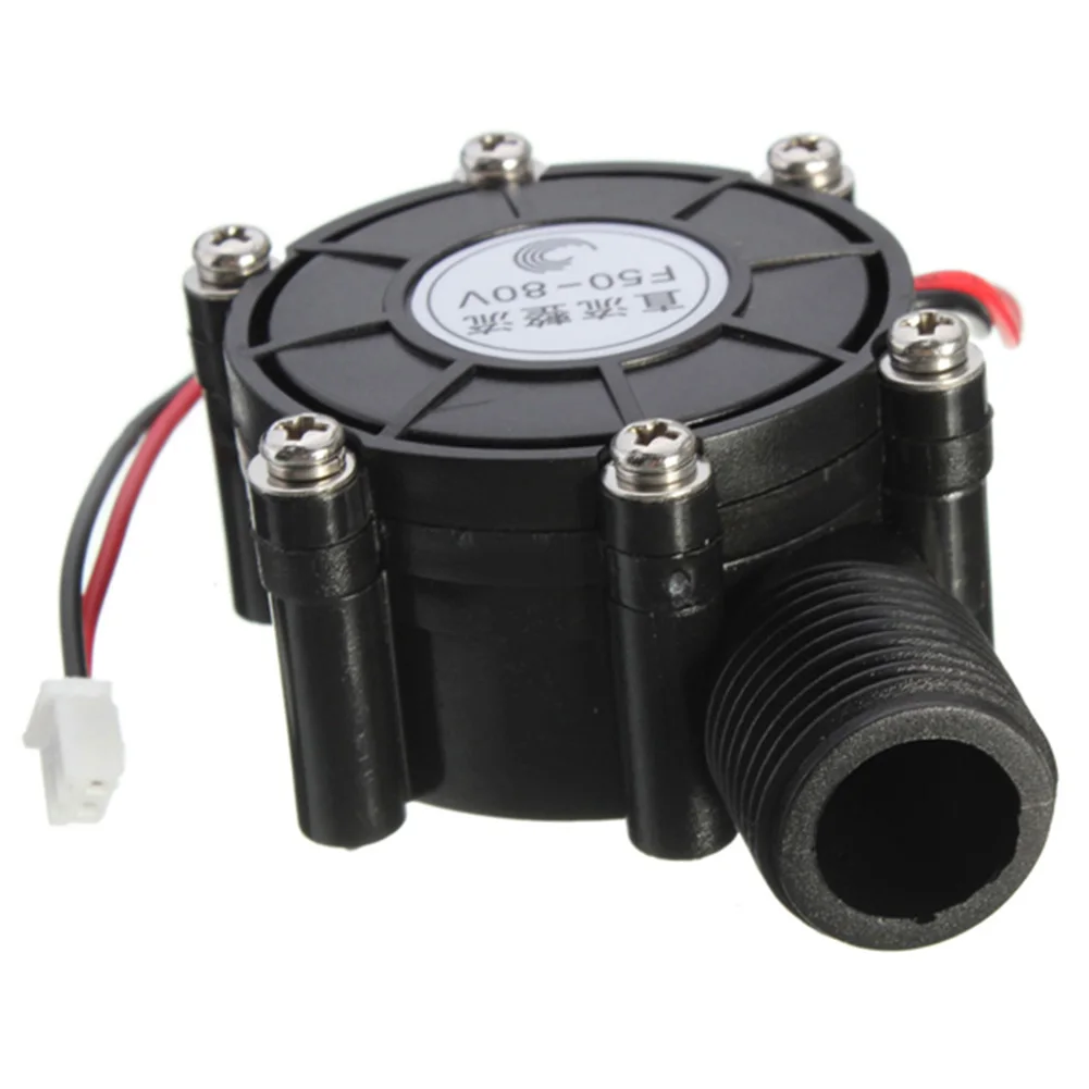 Микро гидро nerator 80 V/12 V/5V10W DC поток воды nerator ГЭС расход водопроводной воды гидравлический «сделай сам»
