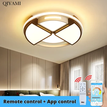 

Modern Round LED Ceiling Light Living Room Bedroom Lighting Fixture Lamp Surface Mount Remote Control Home
