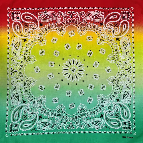 New Fashion Hip Hop 100% Cotton Bandana Square Scarf 55cm*55cm Black Red Paisley Headband Printed For Women/Men/Boys/Girls - Image 8