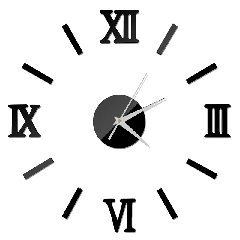 Tanio Zegar ścienny kwarcowy zegarek nowoczesny Design duża igła kwarcowa