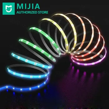 

Xiaomi EZVALO Smart Strips Light Colorful RGB Light Beads LED Strip Intelligent Remote Control 2m Basic Version for Room Decor