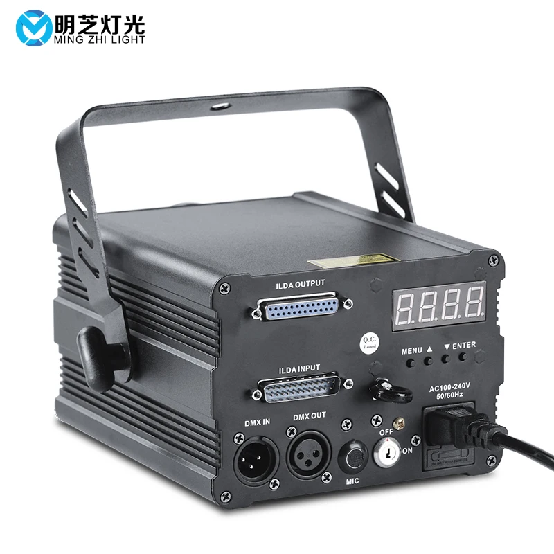 Mingzhi 1 Вт RGB Minni анимационный лазерный светильник, лазерный Dj диско-клуб, сценический лазер для рождественского шоу