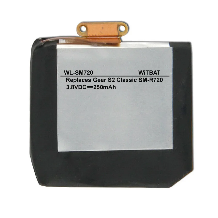 

ZHUJI 250mAh Battery for Samsung Gear S2 Classic, SM-R720, SM-R732 Smart Watch,EB-BR720ABE