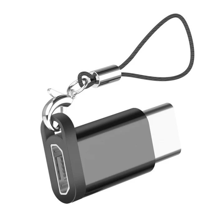 Адаптер type C Micro USB в USB-C конвертер с брелком для samsung htc MacBook VH99