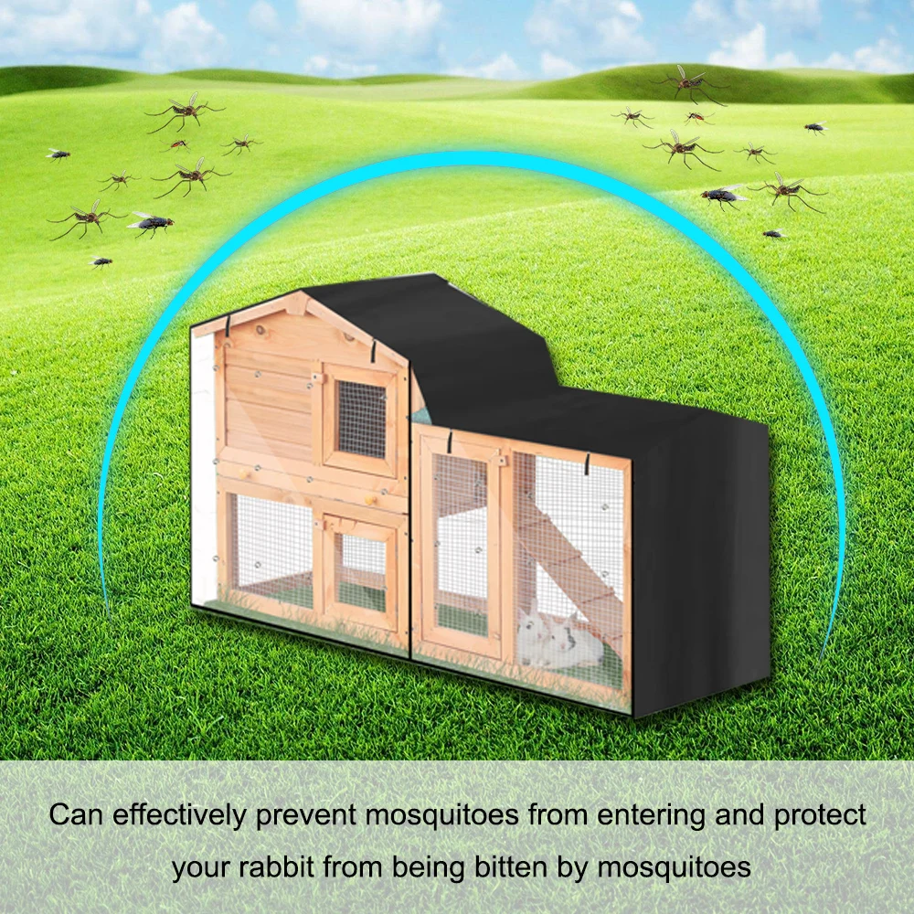 Rabbit Hutch Cover Weather Rain Waterproof Heavy Duty Guinea Pig Pet