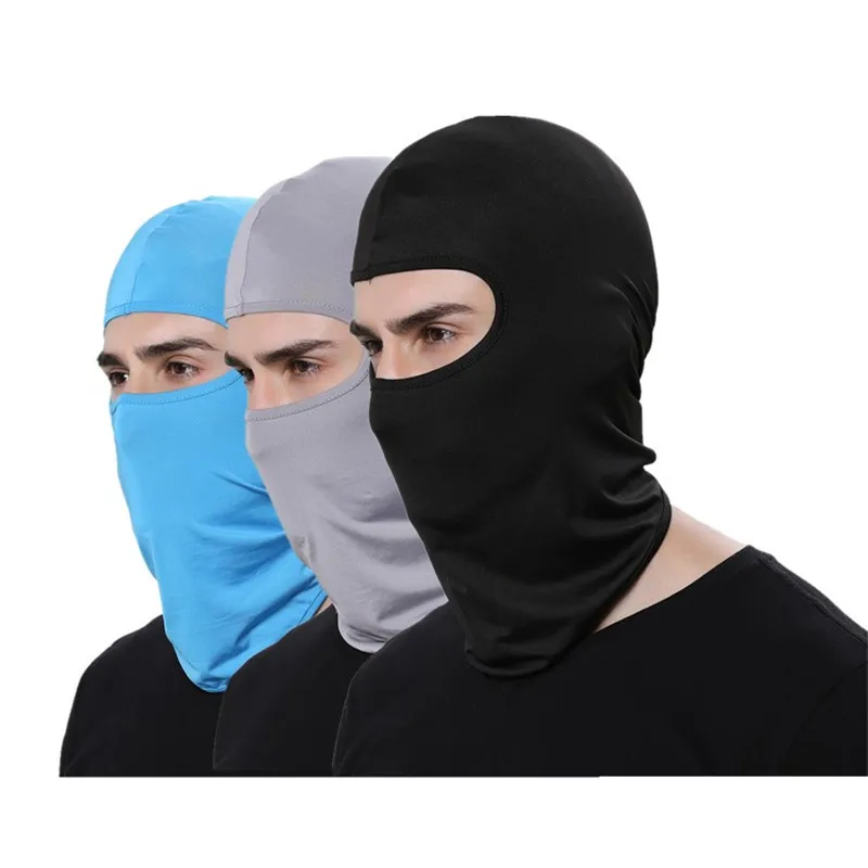 

2020 Hot Sale Cycling Face Mask 11 Colors Ski Neck Protecting Outdoor Balaclava Full Face Mask Ultra Thin Breathable Windproof