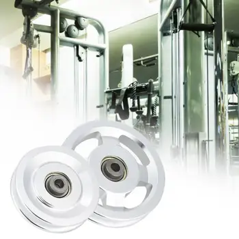 

Universal 90mm/115mm Diameter Aluminium Alloy Wearproof Bearing Pulley Wheel Cable Gym Fitness Equipment Accessory Parts
