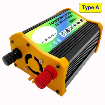 

3000W 12V to 220V/110V Dual USB Car Power Inverter Converter Charger Adapter Voltage Transformer Modified Sine Wave