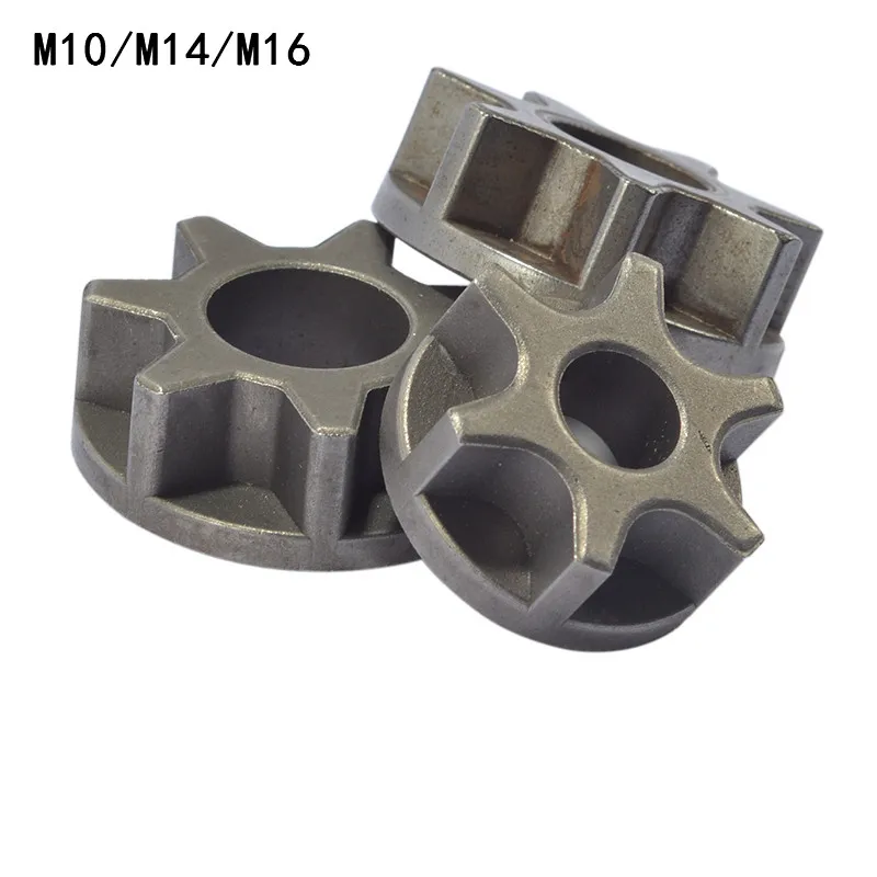 M10/M14/M16 Шестерня цепной пилы для 100 115 125 150 180 сменная различные угловые