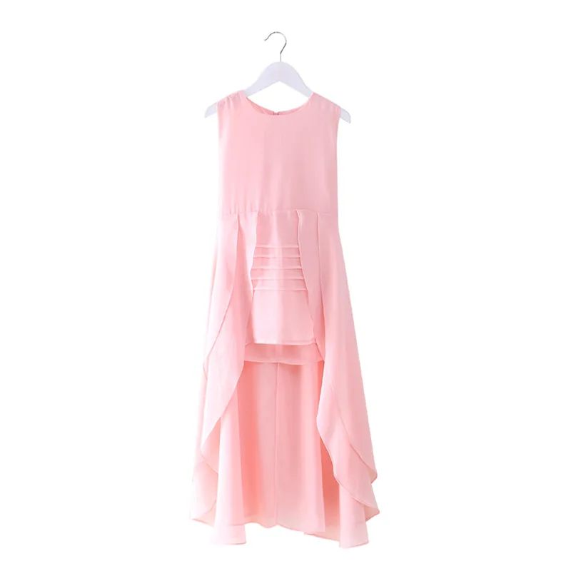 Шифоновое платье без рукавов для больших девочек элегантные вечерние платья