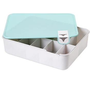 

Rectangular Free Standing Multipurpose Ties With Lid Home Bra Closet Socks Storage Box Drawer Practical Underwear Organizer
