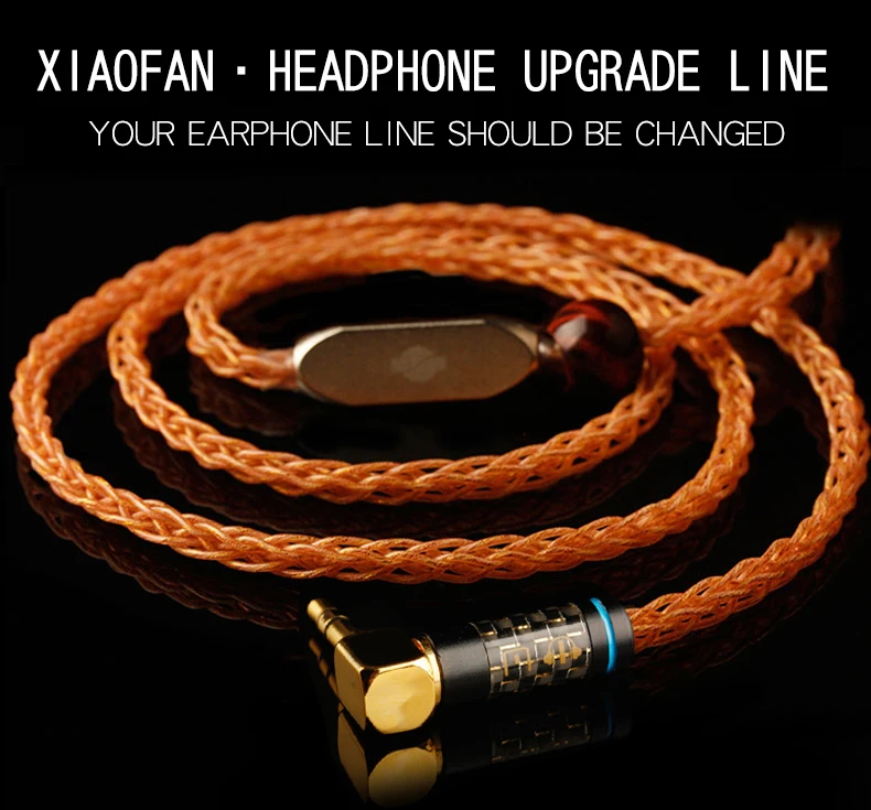 Xiaofan MK5 8 ядро OOC обновления кабель 2,5/3,5/4,4 мм балансный кабель с MMCX/2pin разъем для sony ex1000 ie80 im70 se535 se846