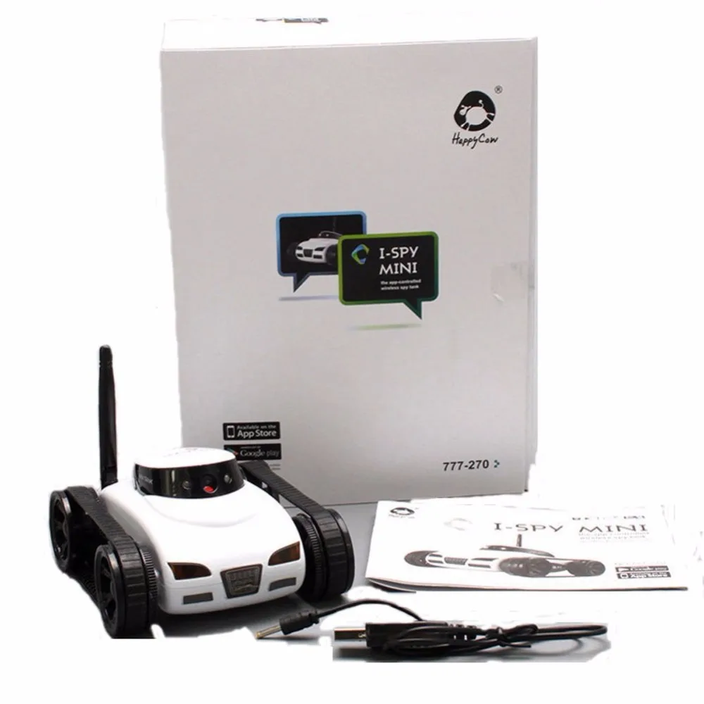FPV iSPY WIFI Радиоуправляемый мини танк в режиме реального времени HD камера видео
