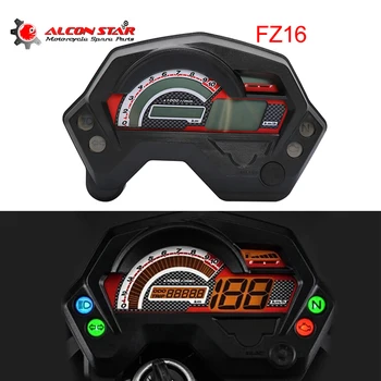 

Alconstar-Motorcycle Speedometer Digital Universal Electric Indicator LCD Display Accessories Cafe Racer For Yamaha FZ16 FZ 16