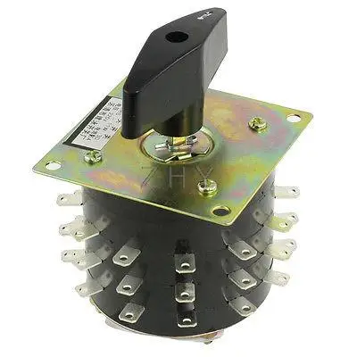 

380V 15A 36 Terminals Rotary Changeover Switch for Electric Welding Machine
