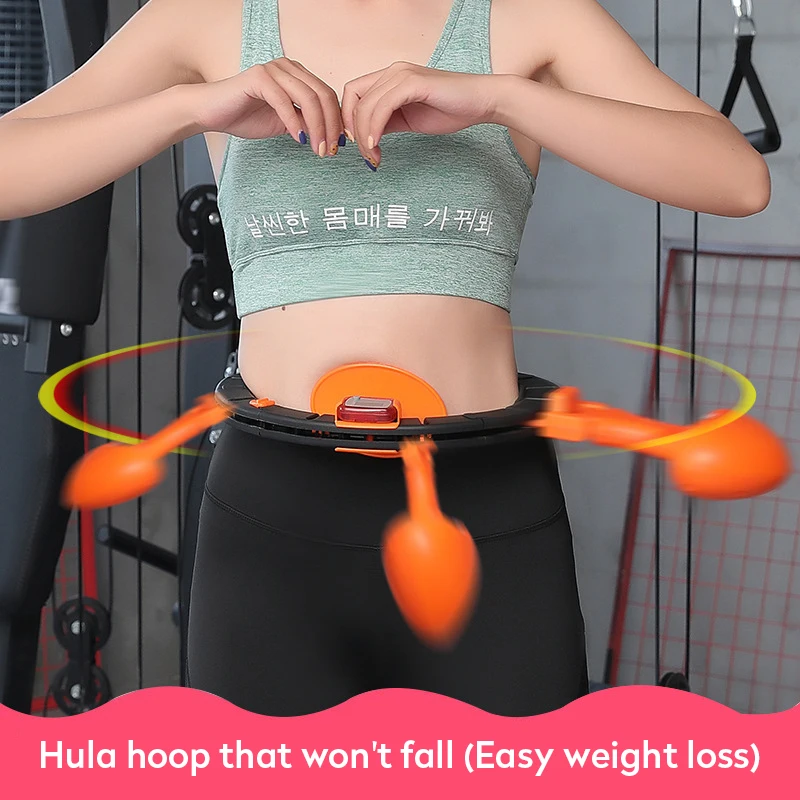 

Intelligent Counting Fitness Sport Hoop Not Fall Adjustable Sport Hoops Adult Gymnastic Hoop Thin Waist Gym Fitness Circle Sport