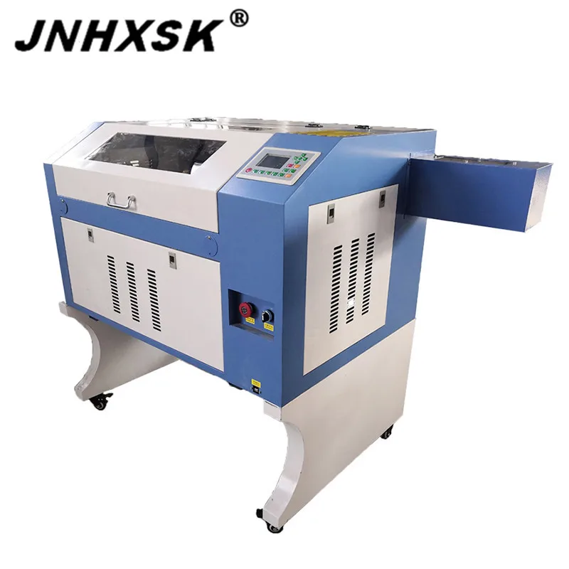 

50w ruida system 4060 laser engraver machine engraver glass Cylinder cup Sealed CO2 glass Tube RD Works Standard plywood case