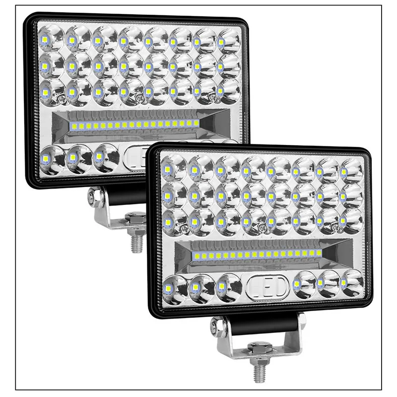 

Wide Field of View 5 Inch LED Work Light 14 Light 144W Suitable for Car / Truck / Truck Engineering Vehicle off road car lights