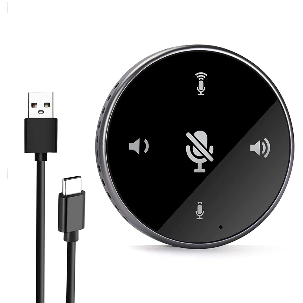 USB 2 0 Микрофон с Динамик всенаправленный микрофон 360 ° голоса пикап сенсорный