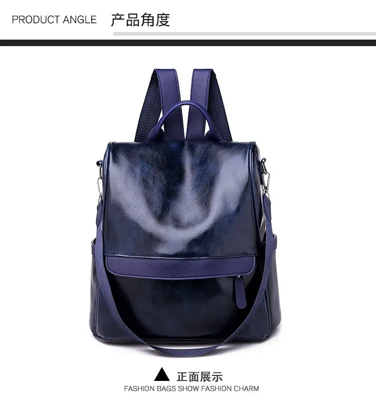 New Style Backpack Dual Purpose Anti-Theft WOMEN'S Bag Manufacturers Wholesale Foreign Trade Export Cross Border for on Behalf o