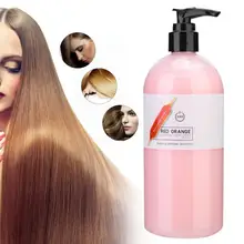 Шампунь для роста волос красный оранжевый питательный для волос ремонт шампунь удаление перхоти увлажняющий шампунь 500 мл инструмент для волос