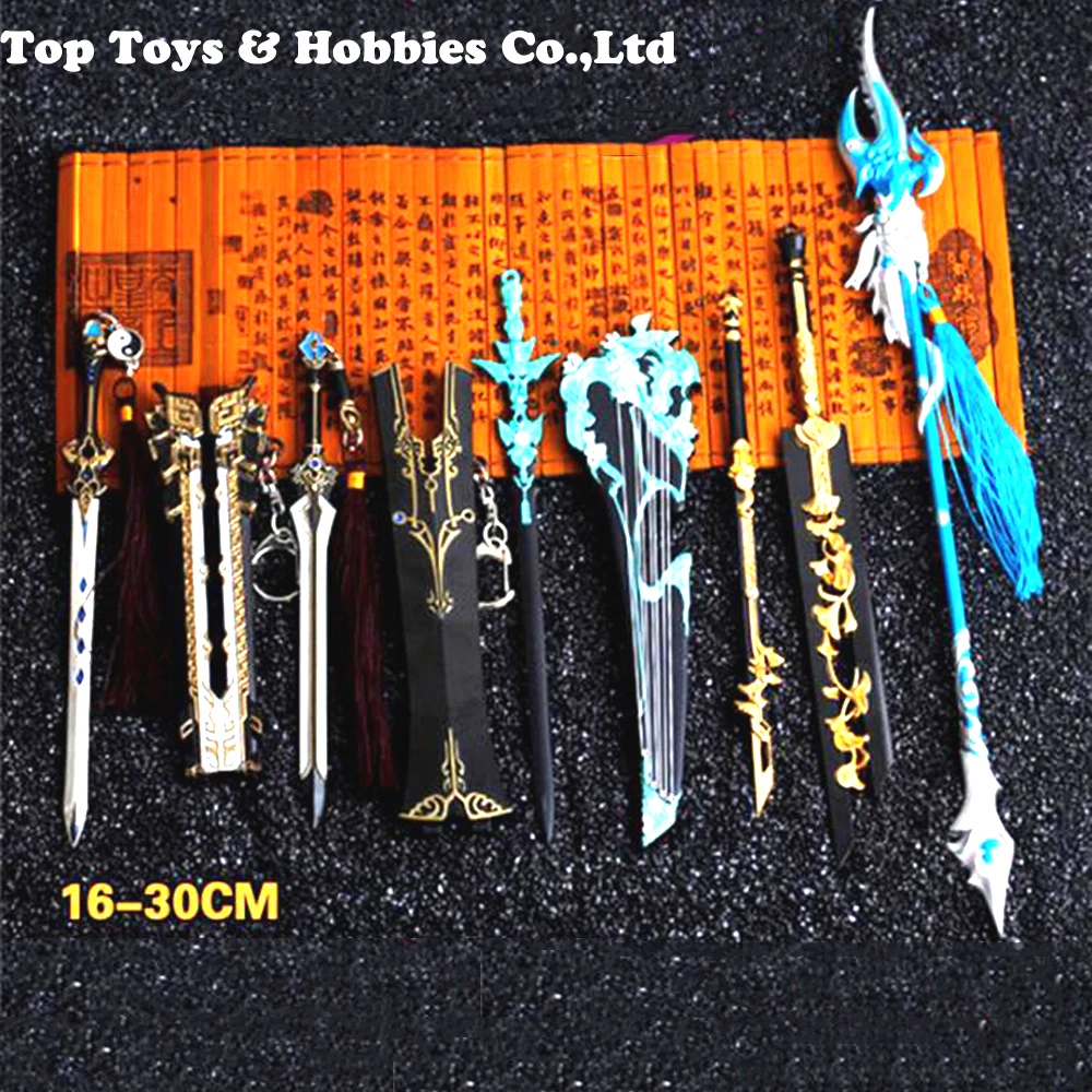 

ABS Sword net 3 1/6 Scale Ancient Weapon Gang Sword Model prue-yang Exclusive Weapon With Stand Collection For 12 inches Figure