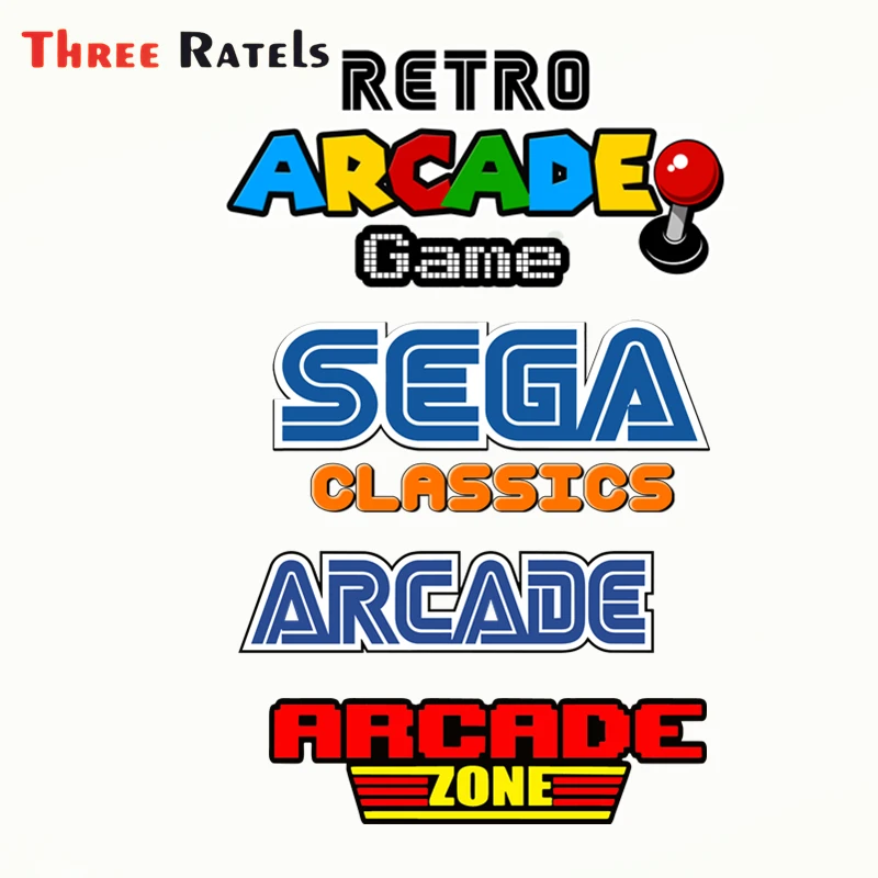 Tre Cricchetti F689 Per Decalcomanie Per Auto Retrogame Stampa Personalizzata Adesivi Per Bagagliaio In Vinile Antigraffio Per Moto