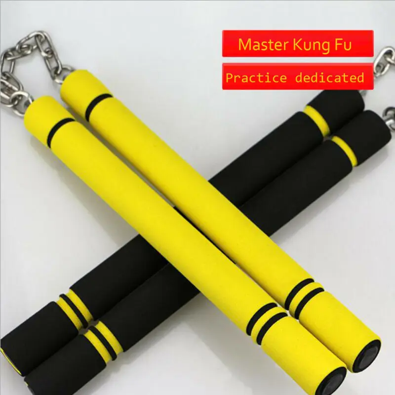 Details about   MARTIAL ARTS YELLOW SAFETY FOAM NUNCHUCKS TRAINING PADDED NUNCHUCKS NEW!! 