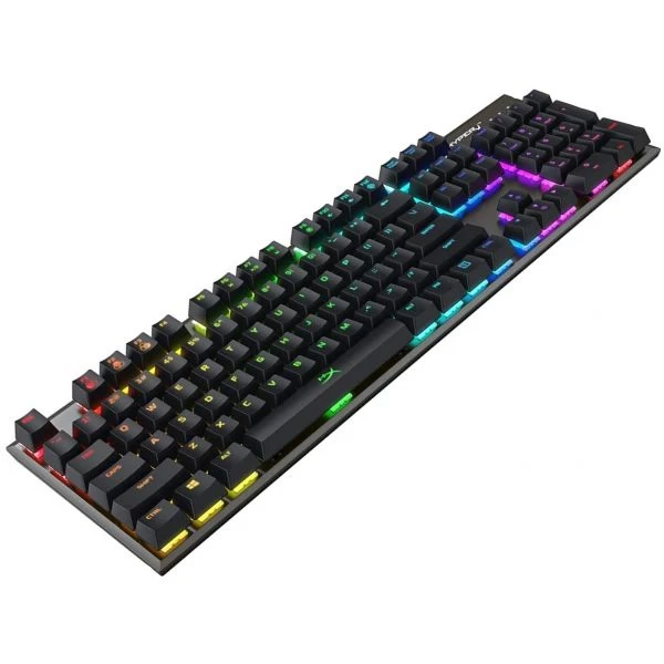 Клавиатура HyperX Alloy FPS RGB HX-KB1SS2-RU механическая, Kailh Silver Speed, USB, подсветка RGB, цвет: черный