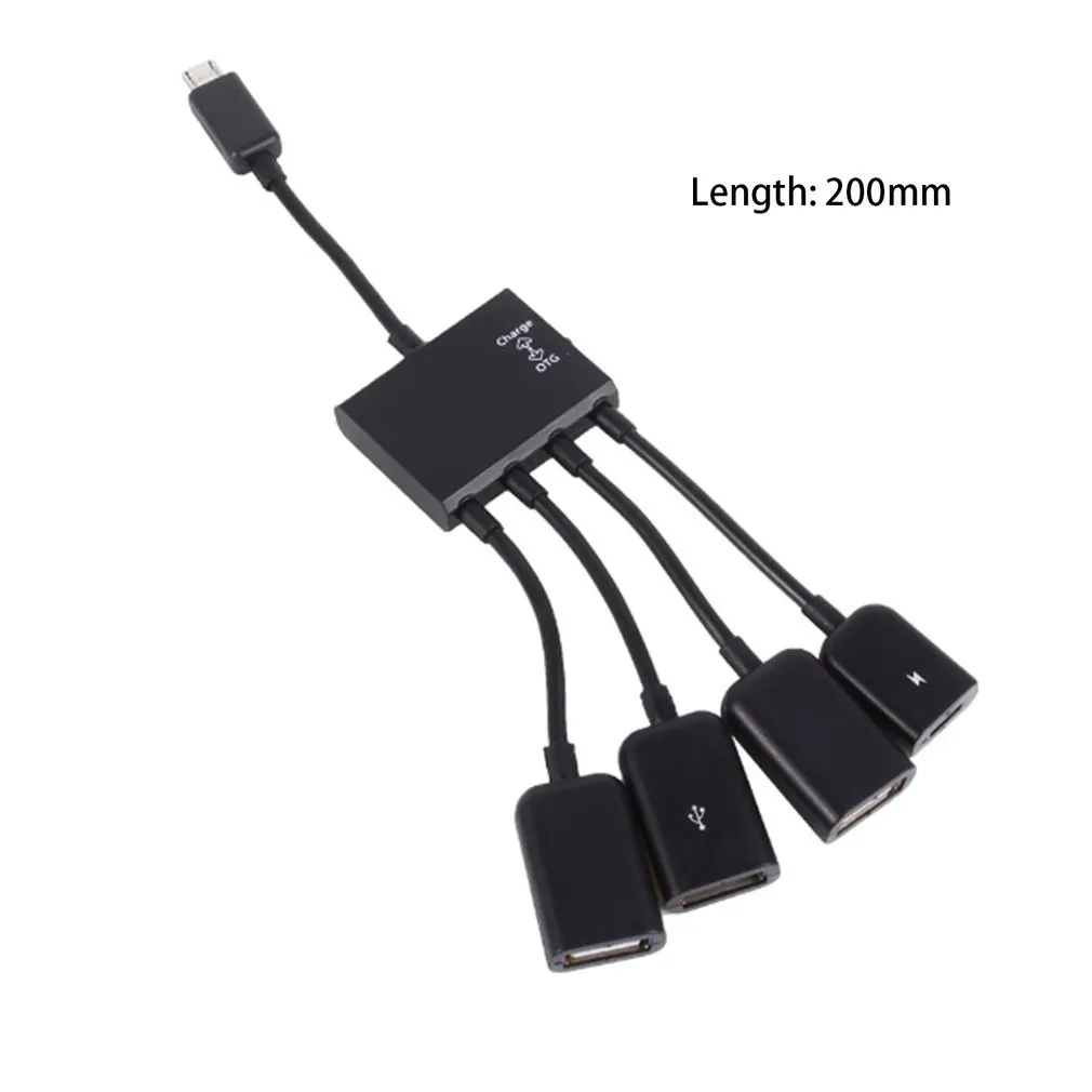OTG 3/4 порт Micro USB зарядное устройство концентратор кабель разделитель соединитель Адаптер для смартфона компьютер планшет ПК кабель для передачи данных