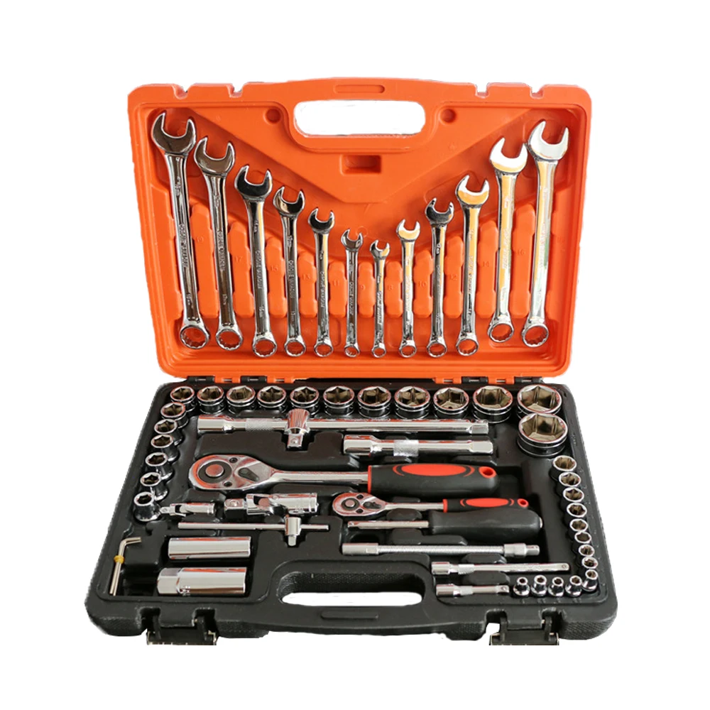 61 шт. Набор торцевых головок инструмент для ремонта автомобиля набор