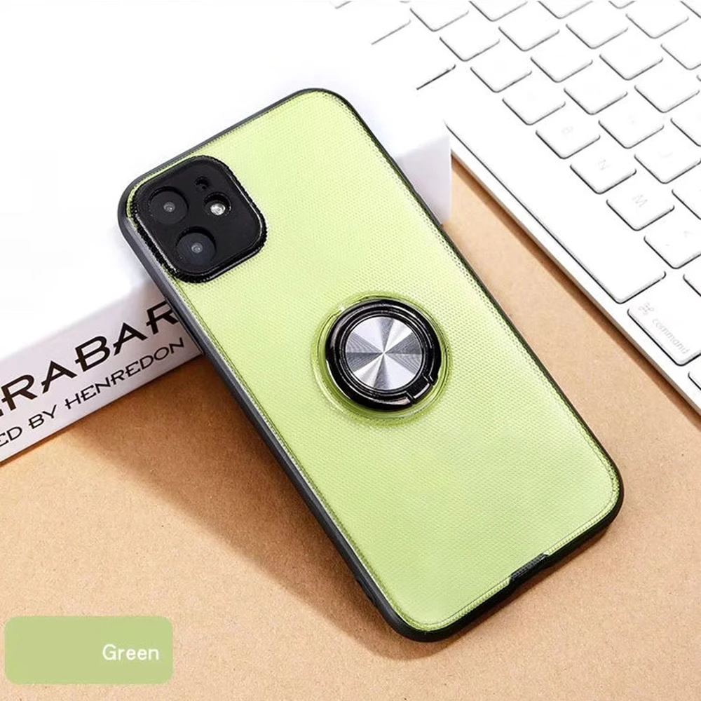Держатель для кольца на палец Прозрачный Акриловый чехол для IPhone 11 автомобильный держатель с магнитным креплением чехол для телефона палец кольцо держатель мягкий прозрачный корпус