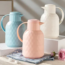 Best Price Diamond Double Wall Glass Vacuum Flask 1L Office Travel Leak-proof Insulated Thermal Hot Water Bottle Company Thermos Warm Pot Best Price Diamond Double Wall Glass Vacuum Flask 1L Office Travel Leak-proof Insulated Thermal Hot Water Bottle Company Thermos Warm Pot