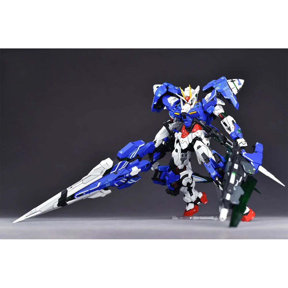 Экшн-фигурка mjh MG 1/100 GN-0000/7S 00 Gundam Seven Sword Double Swords в сборе игрушки-роботы | Игрушки и