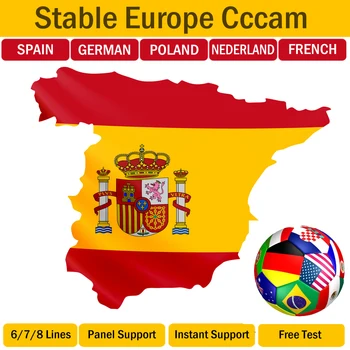

Most stable 12 months Spain portugal cccams for Satellite TV Receiver lines WIFI FULL HD DVB-S2 Eroupe 8lines ccams