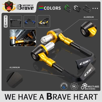 

LOGO CBF Brake Clutch Lever Protector Hand Guards For HONDA CBF 125/250/500/650/1000 Shatter-resistant Falling Protection