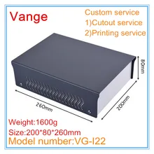 1 шт./партия, металлические корпуса для электрошасси, корпус для железных листов 200*80*260 мм, корпус для проводов