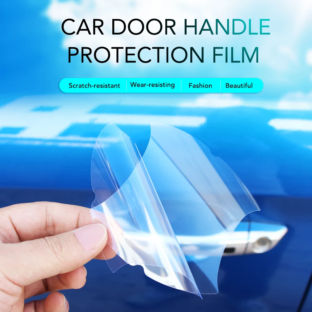 Car Door Handle Protective Film For Opel astra h J g Mokka insignia corsa Zafira Vectra Antara Tigra Meriva | Автомобили и