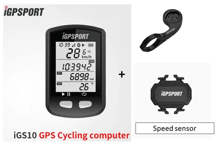 I gps порт IGS10 водонепроницаемый компьютер Спидометр беспроводной велосипед gps - Цвет: set 4