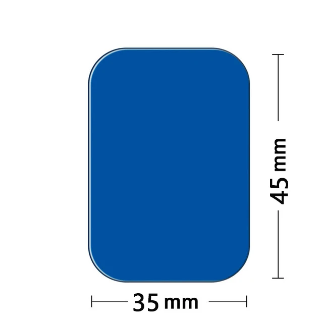 Metal Plate Мини магнитный автомобильный держатель для телефона, металлическая пластина, Магнитная подставка для мобильного телефона iPhone XS, samsung, Xiaomi, смартфон, автомобильное крепление для мобильного телефона - Цвет: Metal Plate