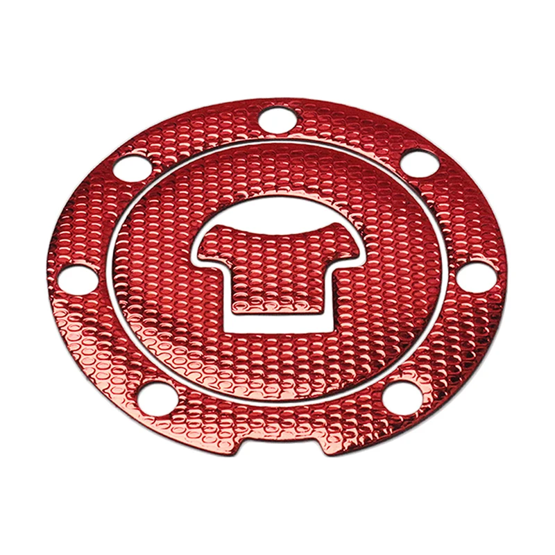 Красный Для Honda CBR300 CBR500X CB400 CB1300 CBR1000RR CBR250R F4 F5 VFR мотоцикл газ масляный колпачок Защитная крышка Накладка наклейка наклейки - Цвет: Красный