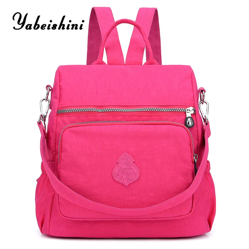 

New Womens nylon Backpack ladys Travel Backpacks Sac A Dos school backpacks for teens Girls Preppy mochila mujer shoulde bag