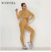 Women yoga set gym clothing Female Sport fitness suit Running Clothes yoga top+Leggings women Seamless gym yoga bra suits S-XL