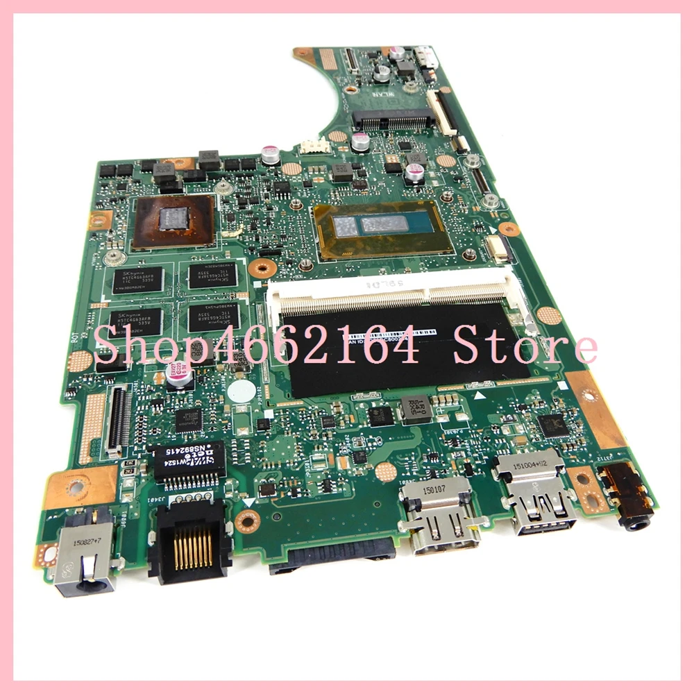Ideal  TP500LN Motherboard N16S-GT-S-A2 I5-5200 CPU 4GB RAM For ASUS TP500L TP500LJ TP500LD Laptop motherb