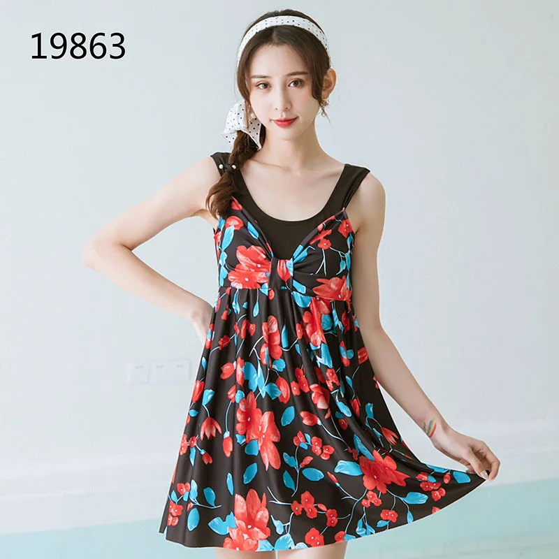 

Factory Price One-piece Boxer Bathing Suit Body Hugging Fertilizer-Conservative Hot Springs Tour Bathing Suit 19863 Tour Bathing
